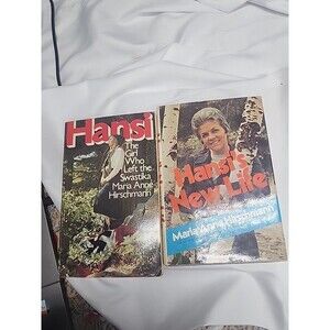 SIGNED  Hansi's  the girl who left the swastika & New Life Maria  Hirschmann HC